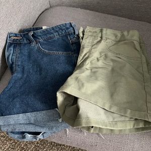 TWO PAIRS of H&M shorts!